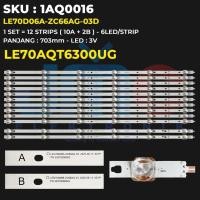 ราคา AQUA 70 INCH LED TV BACKLIGHT LE70AQT6300UG LE70AQT6300 LE 70AQT6300 (56355875690)