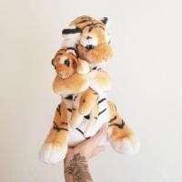 ราคา ตุ๊กตาเสือโคร่ง แม่เสือกอดลูกเสือ ตุ๊กตาสัตว์เหมือนจริง (18787147156)