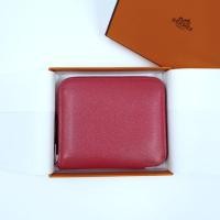 ราคา Used : Hermes Silkin Compact Wallet Rose Extreme Stamp A (7145092829)