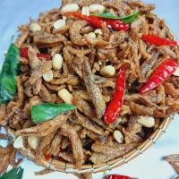 ราคา ปลากรอบ(ส่งไว) ปลากรอบสมุนไพร ปลากะตักอบกรอบ (42425459076)