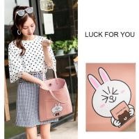 ราคา กระเป๋าหนังนิ่ม ลายโคนี่ และบราวน์ ขนาด A 4 (6237901169)