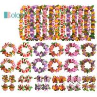 ราคา [Boloni] 4 ชิ้น/เซ็ตฮาวายดอกไม้ leis สร้อยคอพวงมาลัย DIY ตกแต่งชุดแฟนซีปาร์ตี้ใหม่ (26419870760)