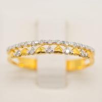 ราคา แหวนเพชรหัวใจ คู่แหวนแถว แหวนเพชร แหวนทองเพชรแท้ ทองแท้ 37.5% (9K) SI317 (23644153689)