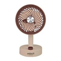 ราคา ANITECH พัดลม USB รุ่น SMF04-BR สี Brown Tactile ขนาด 4.5 นิ้ว (47452796866)