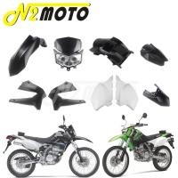 ราคา N2 Dirt Bike Full Fairing Bodywork Front Fender Radiator Shroud Side Panel Cover Guard For Kawasaki D-tracker 250 KLX250 (24018993412)