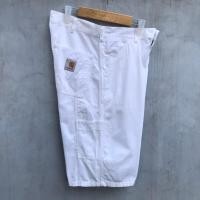 ราคา กางเกงขาสั้น by Carhartt Carpenter Short Pants True White sz32 (43454776876)