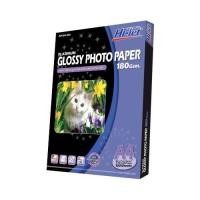 ราคา Hi-jet กระดาษโฟโต้ ผิวมัน Inkjet Platinum Glossy Photo Paper 180 แกรม A4 100 แผ่น (975589658)