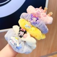 ราคา ตุ๊กตาการ์ตูน Sanrio Scrunchy Hair Tie ลาย Kuromi สีอบเชยนุ่มน่าจับ (46103796638)