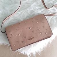 ราคา Coach FOLDOVER CROSSBODY CLUTCH WITH CELESTIAL STUDS (1617407601)