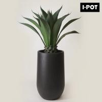 ราคา I-POT กระถางต้นไม้ไฟเบอร์เคลย์น้ำหนักเบาดีไซน์โมเดิร์นทรงปาล์มสีแบล็กกาแล็กซี่ I-POT ขนาด 9 นิ้ว (ก.23 ส.45ซม.) (10021211140)