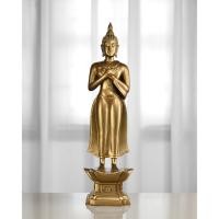ราคา พระประจำวันศุกร์ พระพุทธรูปปางรำพึง เสริมบารมี ความเจริญรุ่งเรือง ของขวัญมงคล สีปัดทองเหลือง (41614981111)