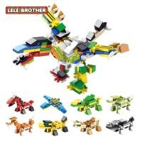 ราคา เลโก้ LELE BROTHER ไดโนเสาร์ Jurassic World ไดโนเสาร์ Building Blocks 8 in 1 Tyrannosaurs Rex (20111546726)