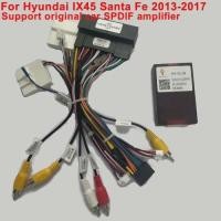 ราคา High Trim Level Power Cable Canbus for Hyundai IX45 Santa Fe 2013-2017 Support Original Car SPDIF A (48454555176)
