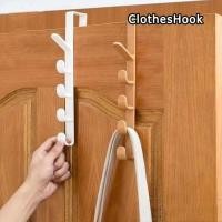 ราคา ตะขอแขวนของ Look After ที่แขวนหมวก แขวนของใช้ เกี่ยวประตู แข็งแรง ทนทาน ที่แขวนกระเป๋า 5 ตะขอ ประหยัดพื้นที่ (25628402264)