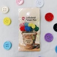 ราคา เข็มหมุดหัวแบนลายดอกไม้ (made in japan)​ (3345928423)