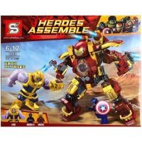 ราคา เลโก้จีน SY 1108 ชุด Infinity War Hulkbuster Vs Thanos จำนวน 371 ชิ้น (1874200909)