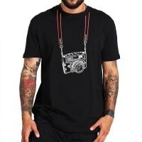 ราคา ปกติ เสื้อยืดแขนสั้นคอกลม[S-5XL] เสื้อยืดผ้าฝ้าย 100% พิมพ์ลายกล้อง ไซซ์ EU สําหรับผู้ชายCotton 100% [S-5XL] (27212554943)