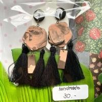 ราคา ต่างหูดินเบาญี่ปุ่น งานปั้นมือ ไม่หนัก เกร่ๆ มีคู่เดียวบนโลก (3627666202)