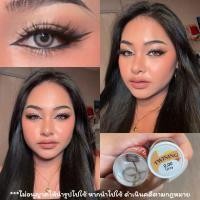 ราคา ลายขายดี!!!คอนแทคเลนส์สายฝอ รายเดือนสีเทาตัดขอบดำฟุ้ง ลายTWINING gray (Lovely plus) เลนส์มินิ ใส่สบาย ไม่เคืองตา (27860883966)