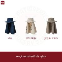 ราคา ♞,♘ใหม่ MUJI หมวกซาฟารี มีผ้ากันแดด Safari hat with UV cut awning mfd (29119205433)