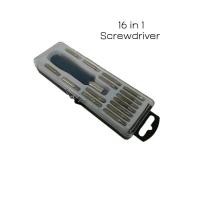 ราคา ไขควงชุดขนาดเล็กพร้อมหัวเปลี่ยนได้หลายแบบ16in1พร้อมกล่องเก็บ (3141112)