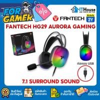 ราคา FANTECH AURORA HG29 7.1 SURROUND SOUND GAMING HEADSETหูฟังเกมมิ่งระบบเสียง 7.1 ไฟสวยงาม รับประกัน 2 ปี (29338764687)