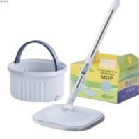 ราคา ประหยัดแรงงาน 100%ถังถูพื้น ชุดถังปั่น ถูพื้นแบบหมุนได้ ไม้ถูพื้นถังปั่น Spin Mop ถังถูพื้นพร้อมถังปั่น ไม้ถูพื้นถังป (47754729026)