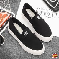 ราคา BOOMรองเท้าผ้าใบสลิปออน ลายยิ้ม 2 สี เบอร์ 35-40 (6567625364)