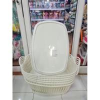 ราคา ตะกร้าทรงเหลี่ยม สำหรับใส่เสื้อผ้าเด็กอ่อน 03 (9903788327)