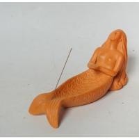 ราคา กระถางธูปไม้กฤษณาเซรามิกเขี้ยวกุด - นางเงือก - ไทย14 (54103993844)