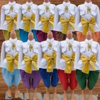 ราคา ชุดราชประแตนเด็กชายโจงผ้าไหมพร้อมผ้าคาดเอวชุดไทยลอยกระทงชุดไทยรัชกาลที่ 5 ชุดไทยโจงกระเบน (29207353238)