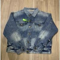 ราคา Fear Of God FOG ESSENTIALS Blue Denim Jeans แจ็คเก็ตยีนส์ FOG กางเกงยีนส์ขาเดฟผู้ชาย (25290925529)