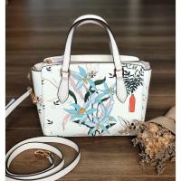 ราคา ✨สด-ผ่อน✨Tory Burch Emerson Mini Top Zip Tote Saffiano Leather Cross Body Bag (6686412974)