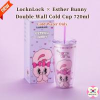 ราคา [LocknLock x Esther Bunny] Double Wall Cold Cup 720ml, Cold Water Only, Portable Water Bottle, Tumbler, BPA Free, Large Capacity, Lock&Lock (22116346310)
