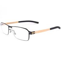 ราคา Fashion แว่นตา รุ่น IC BERLIN 008 C-4 สีดำขาทอง Lars D กรอบแว่นตา สำหรับตัดเลนส์ วัสดุ สแตนเลสสตีล ขาข้อต่อ ไม่ใช้น็อต (1635750199)