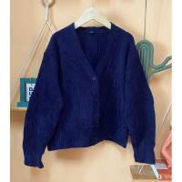 ราคา ส่งต่อ เสื้อคลุมคาร์ดิแกนไหมพรม เด็กโต 10-11 ขวบ แบรนด์ Uniqlo ของแท้ สีกรมท่าเข้ม แขนยาว กันหนาว มือสอง Size 140 (26711573093)