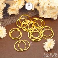 ราคา ต่างหูห่วง 0.6 กรัม ทองคำแท้ 96.5% ต่างหูห่วงทองแท้ขายได้จำนำได้มีใบรับประกัน (4046849181)