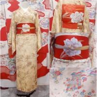 ราคา พร้อมส่ง Set Kimono ชุดกิโมโนแท้มือสอง จากญี่ปุ่น (18017337423)