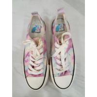 ราคา มือสอง Pull&BEAR รองเท้าผ้าใบผูกเชือกพื้นหนา รุ่น MTV สีสันสดใส ลายสวย (42374311013)