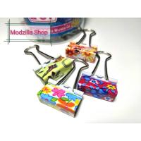 ราคา E’SY คลิปสี ตัวหนีบกระดาษสี พิมพ์ลายน่ารัก Binder Clips No. 110, 111, 112 (3633852941)