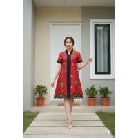 ราคา พรีเมี่ยม!! ชุดเดรสผ้าบาติก - Putri Jolita - ชุดเดรสผ้าบาติก Trikot แขนสั้น 145 (51552765830)