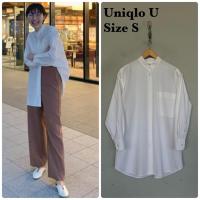 ราคา Uniqlo U เสื้อเชิ้ตตัวยาวมือสองของแท้ (57605556022)