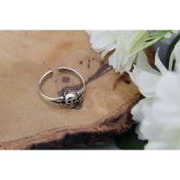 ราคา [พร้อมส่ง] แหวนนิ้วเท้าเงินสเตอร์ลิง 925 หัวกะโหลก Sterling Silver Skull Toe Ring ใส่แล้วไม่แพ้ เงินแท้ 925 Silver Thai (18384465282)