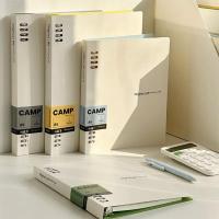 ราคา A5/B5 60 แผ่น Natural Series Refillable Metal Clip Binder Ruled Notebook (50754437818)