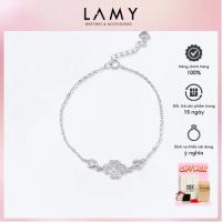 ราคา ลามี่ สร้อยข้อมือสี่แฉกน่ารัก เงิน 2164 - สร้อยข้อมือเงินอิตาลี 925 (42622991064)