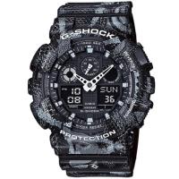 ราคา Casio G-Shock นาฬิกาข้อมือผู้ชาย สายเรซิ่น รุ่น GA-100MRB-1A - สีดำ (283186155)