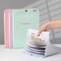 ราคา แฟ้มใส่เอกสาร A4 มีหูหิ้ว 5ช่อง สีพาสเทล เนื้อหนา Vende แฟ้มเก็บเอกสาร แฟ้มกระเป๋า แฟ้มหูหิ้ว กระเป๋าจัดเก็บเอกสารขนาด (23258797620)