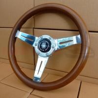 ราคา (มือสอง) พวงมาลัยไม้ 13นิ้ว NARDI แท้Italy นำเข้าจากญี่ปุ่น น้องป้ายแดง (4245426138)