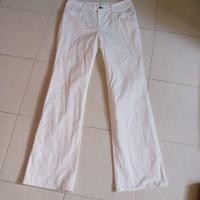 ราคา กางเกงขาม้า กางเกงขายาวสีขาวครีม (14897586818)