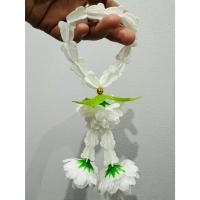 ราคา ดอกมะลิ new พวงมาลัยดอกมะลิวันแม่ สีขาว 1 พวง วงดอกรัก ไหว้ บูชา ถวาย พร้อมส่ง ร้อยใหม่ๆๆ มาลัยนางกวักดอกมะลิ วันแม่ (24377582501)